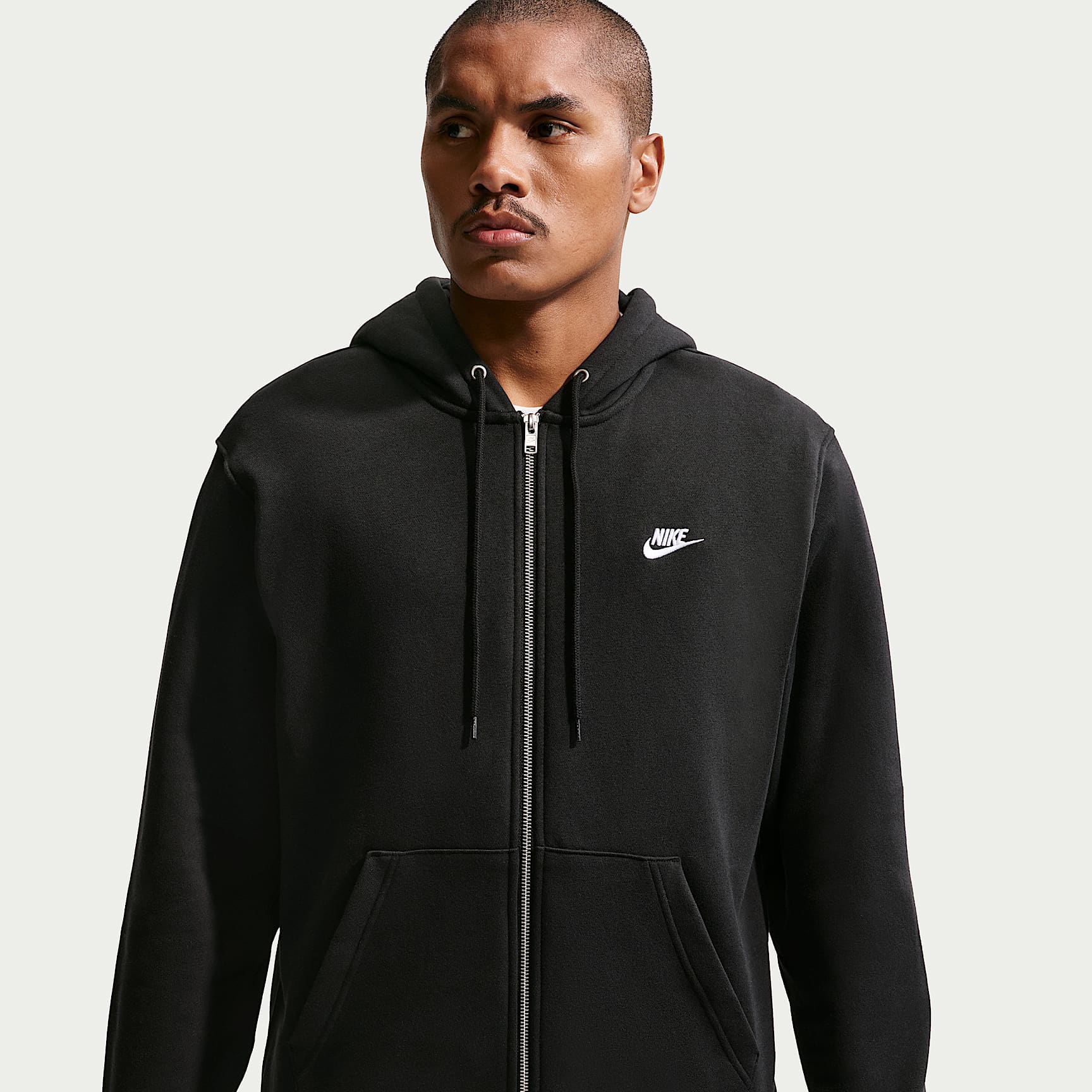 Nike Club Men's Full-Zip Fleece Hoodie. Nike.com